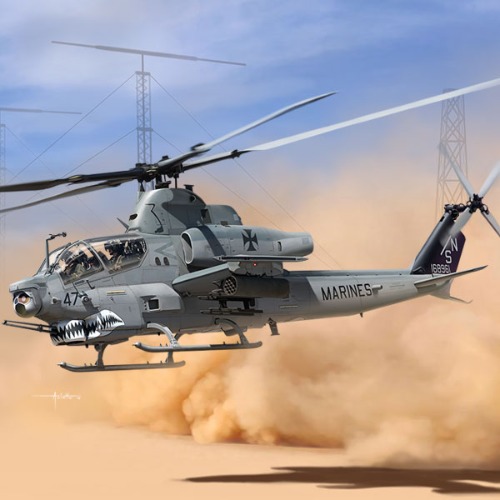 [1/35] 12127 미해병대 AH-1Z 샤크 마우스