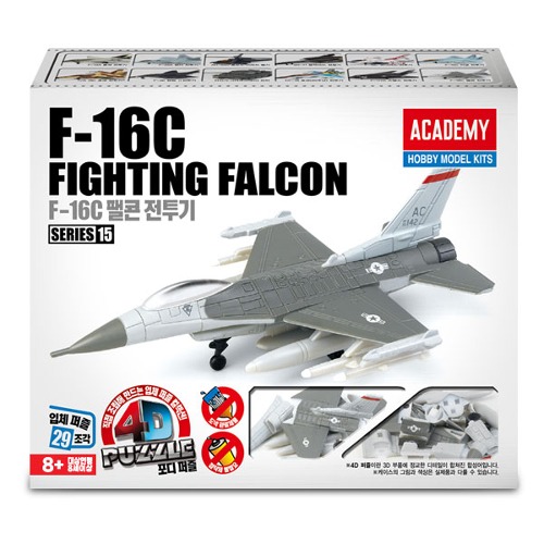 S80191 [4D퍼즐] F-16C 팰콘 전투기
